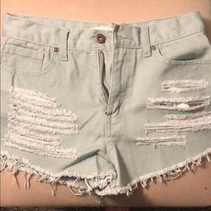 High waisted shorts